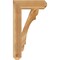 Ekena Millwork Olympic Craftsman Rough Sawn Bracket, Western Red Cedar, 4"W x 16"D x 28"H BKT04X16X28OLY04RWR - alternate 4